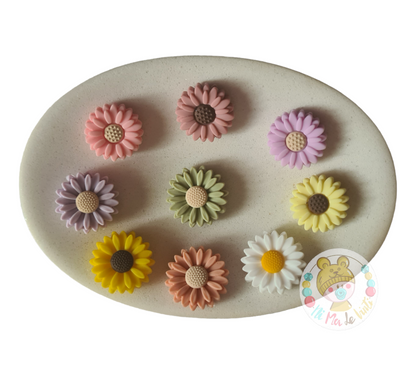 Daisy Silicone Bead