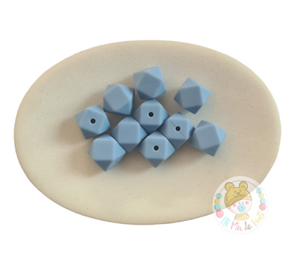 14mm Hexagon beads