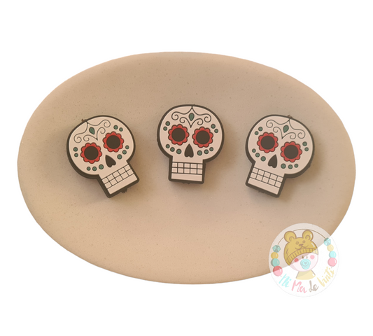 Skull Head Silicone Beads