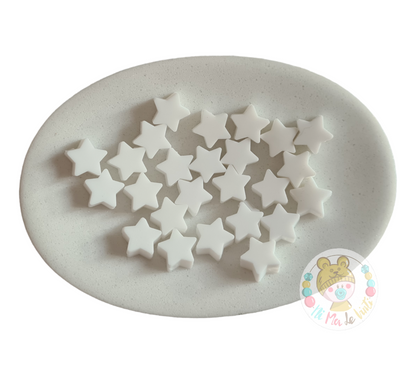 14mm silicone star beads