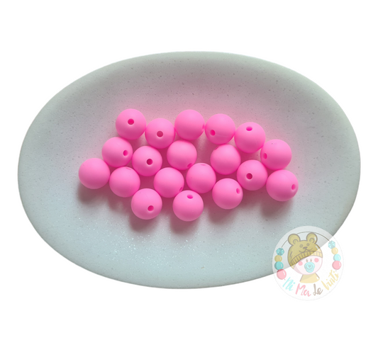 Pink 12mm Beads