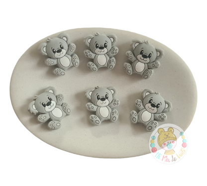 Teddy Silicone Beads