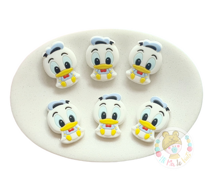 Daisy Duck Focal Silicone Beads