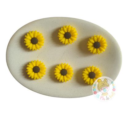 Daisy Silicone Bead