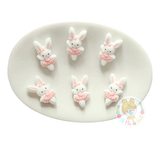 Bunny Silicone Beads