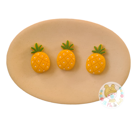 Pinapple Silicone Beads