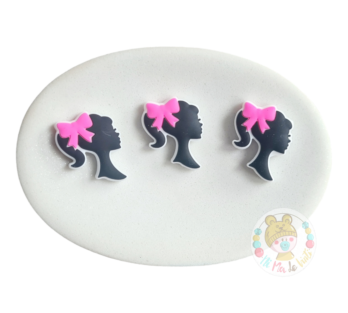 Barbie Silicone Beads