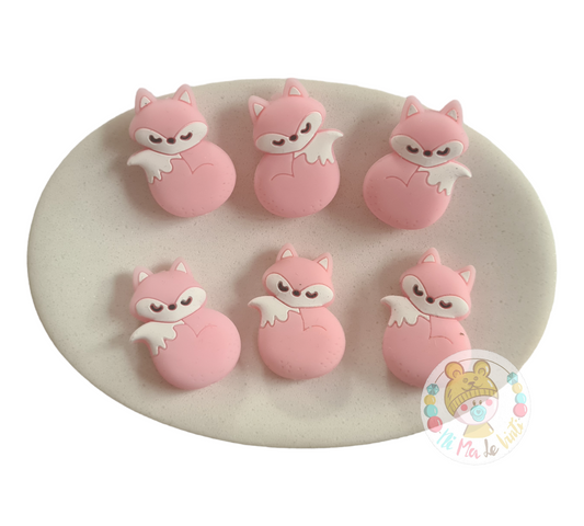 Fox  Silicone Beads