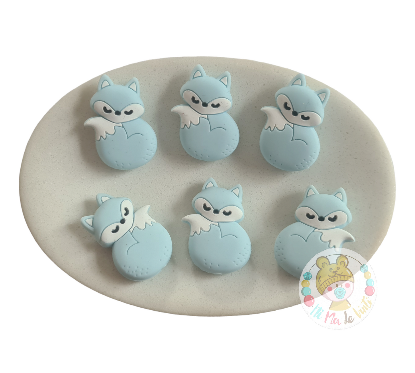 Fox  Silicone Beads