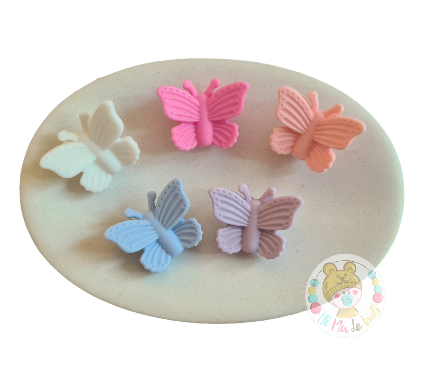 Butterfly Silicone beads