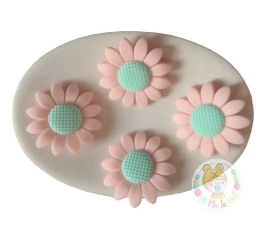 Sunflower Silicone beads