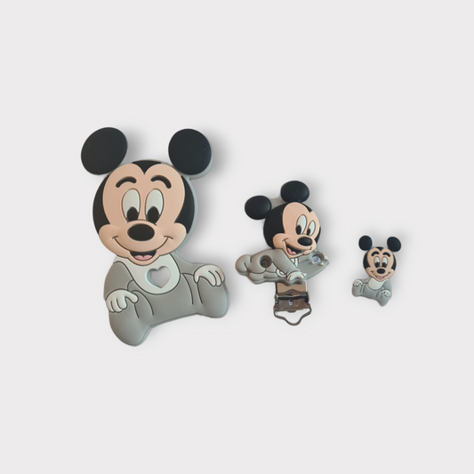 Light Grey Mickey Mouse Set