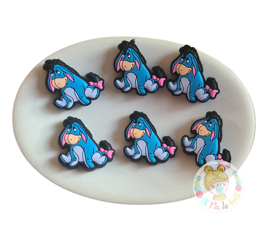 Eeyore - Donkey from Winnie the Pooh Silicone Beads
