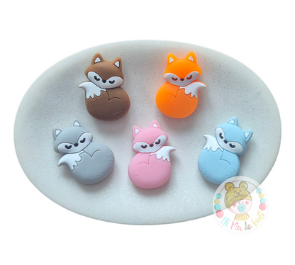 Fox  Silicone Beads