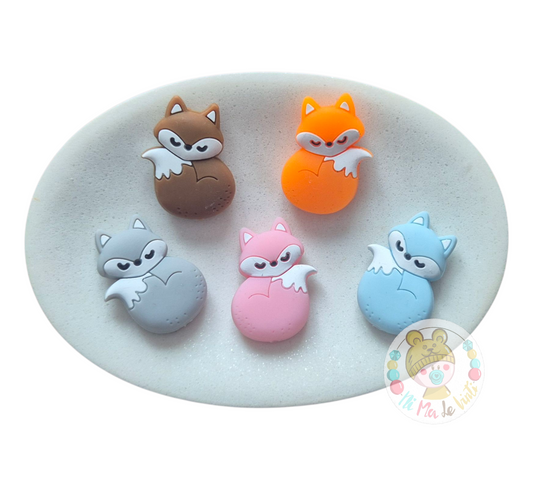 Fox  Silicone Beads