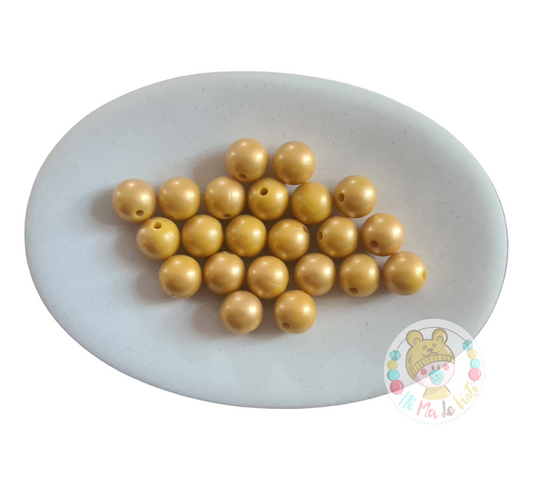 Gold 12mm Beads