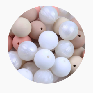 Mix Silicone Beads - 12mm  20 PCS