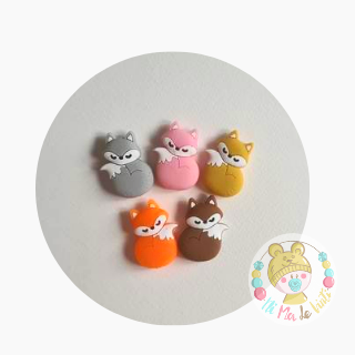 Fox  Silicone Beads