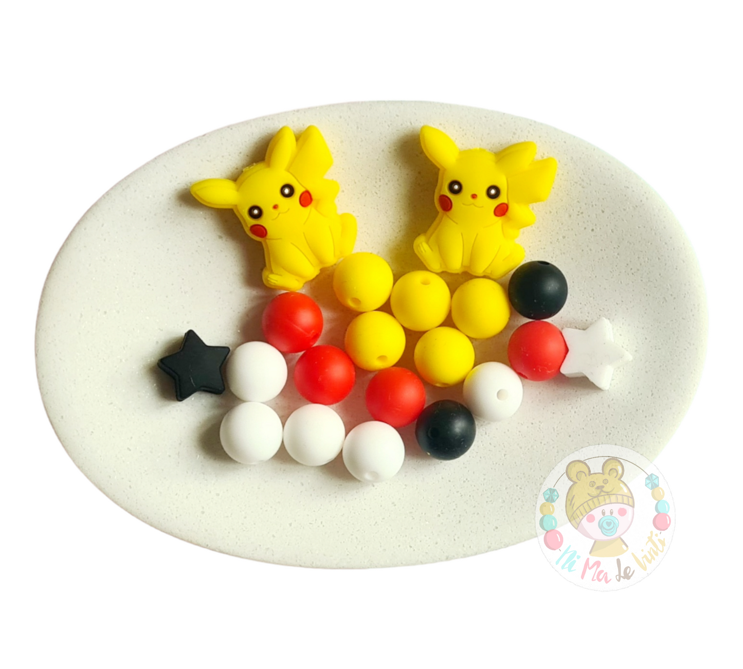 Pokemon Pikachu Focal Silicone Bead